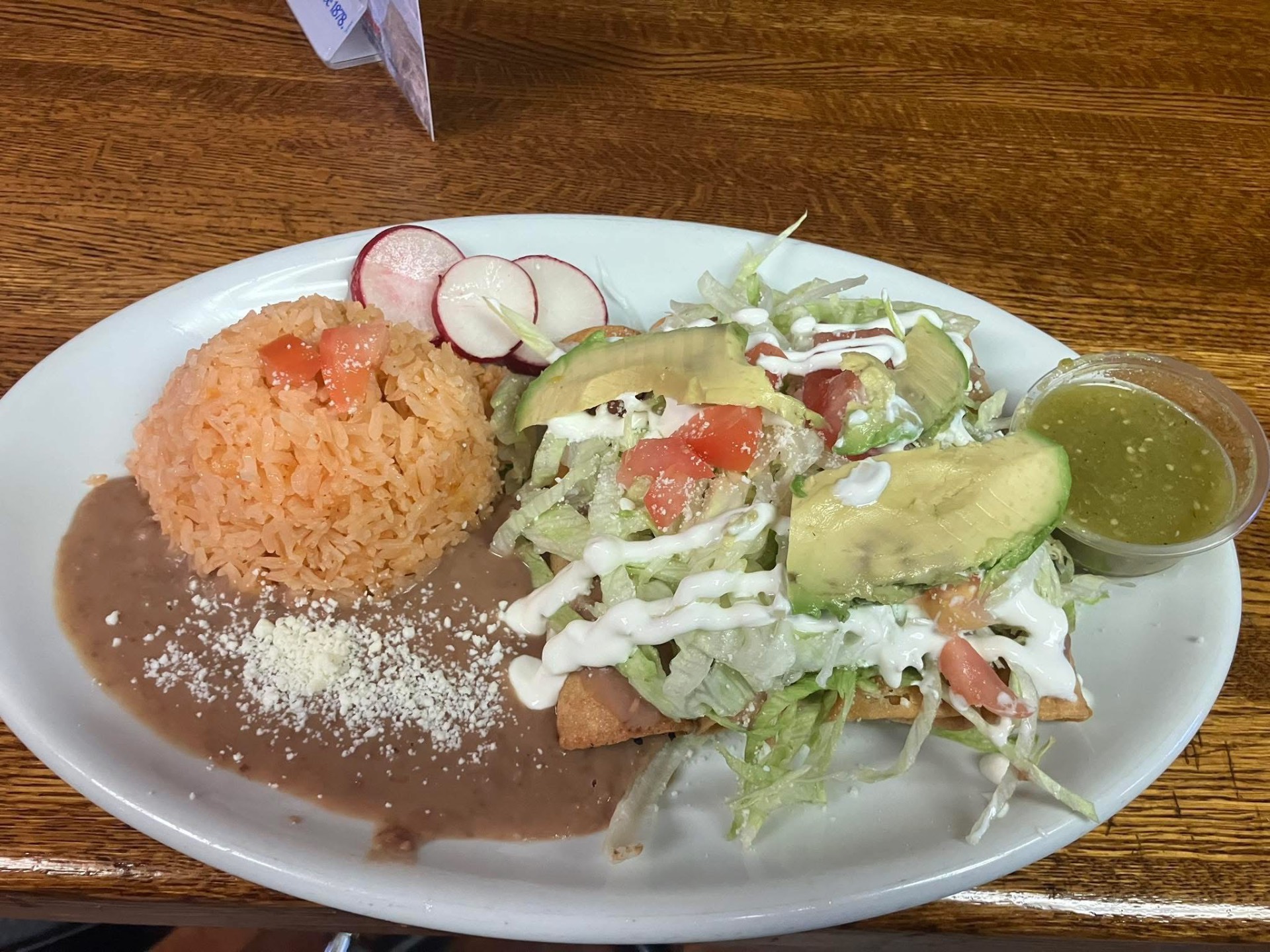 Tostadas & Rice